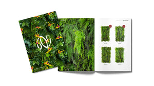 Naturewalls: Produktkatalog für künstliche Pflanzenwände und vertikale Begrünung.