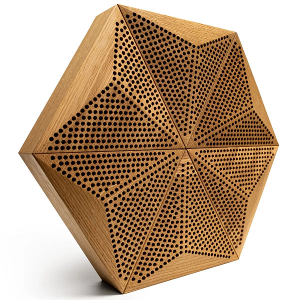 Akustikpaneel Holz - P-A der Hexago-Serie aus Eiche von Naturewalls.