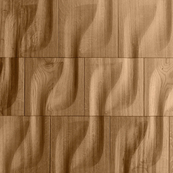 Paneel Holz aus Eiche mit dem Paneel Impressions von Karim Rashid der Designer-Serie von Naturewalls x Form At Wood.